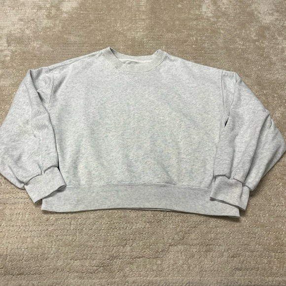 Abercrombie & Fitch Sweaters - Abercrombie & Fitch Soft A&F Collection Gray Crewneck Sweatshirt Women's Small